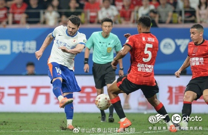 泰山客場0-1蓉城，五輪連勝終結(jié)