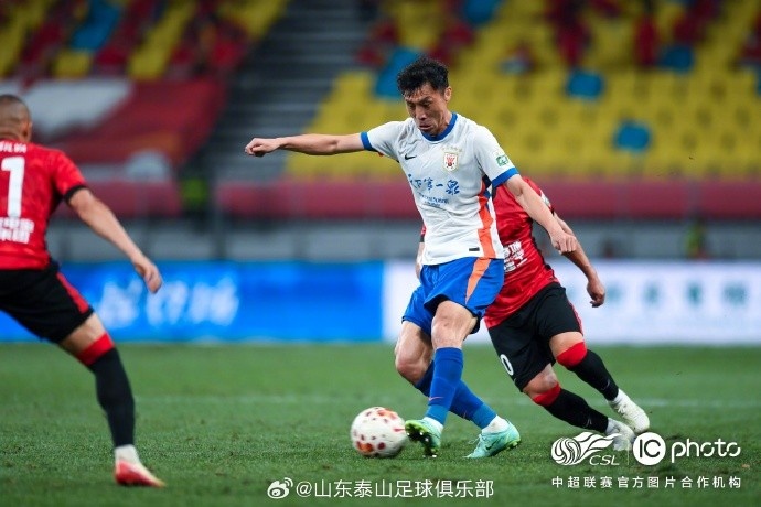 泰山客場0-1蓉城，五輪連勝終結(jié)